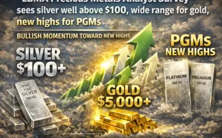 Silver Surges Past $100 in LBMA Survey; Gold and PGMs Set New Highs