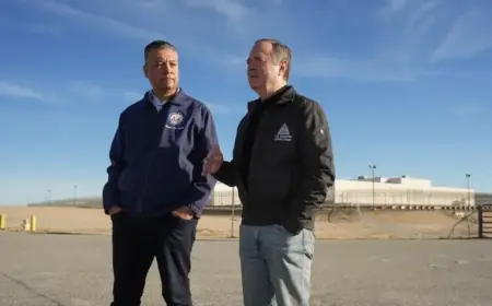 CA Democrats Padilla, Schiff Tour New ICE Detention Center