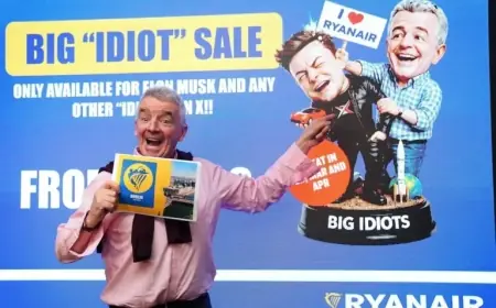 Ryanair CEO Rejects Elon Musk’s Proposal Amid Escalating Verbal Feud