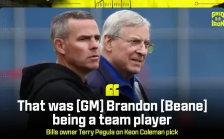 Bills Owner Blames Coaches for Keon Coleman’s Draft Amid Beane Backlash
