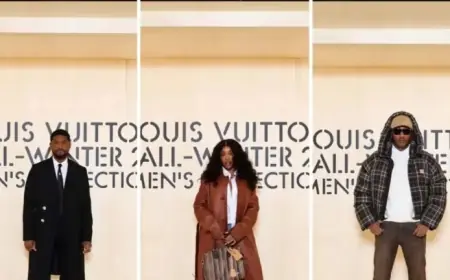 Pharrell’s Louis Vuitton Paris Show Attracts Star-Studded Audience