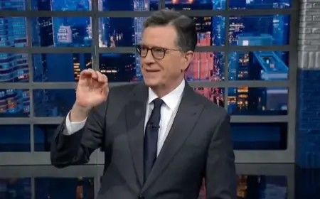 Colbert Audience Boos Trump on Second Term Anniversary