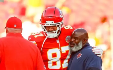 Travis Kelce Eagerly Awaits Eric Bieniemy’s Return