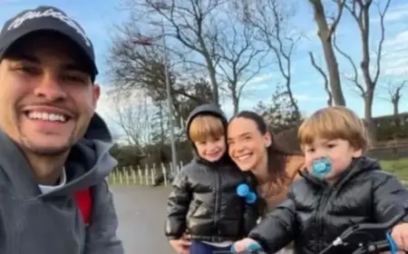 Newcastle’s Bruno Guimaraes Enjoys Family Day at Scenic North East Park