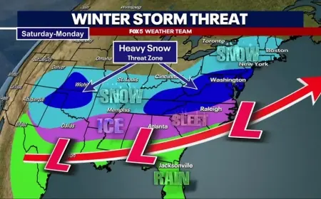How Much Snow Is Expected on Sunday in NJ and Long Island? Latest Snow Forecast as Arctic Air Deepens