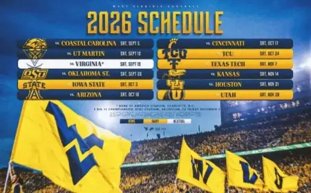 2026 Football Schedule Features Seven Key Home Dates