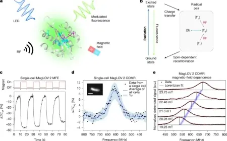 Engineered Proteins Harness Quantum Spin for Multimodal Sensing