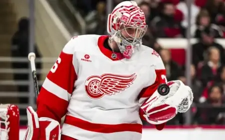 Gibson Thrives in Debut Season with Red Wings