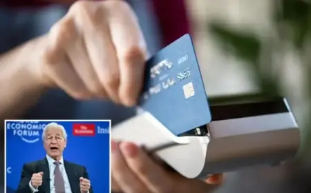 JPMorgan CEO Warns Trump’s 10% Credit Card Cap Could Trigger Economic Disaster