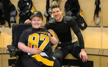 P.E.I. Boy Joins Pittsburgh Penguins for a Day via Make-A-Wish