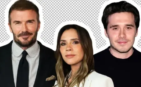 David and Victoria Beckham Resume Posting on Social Media