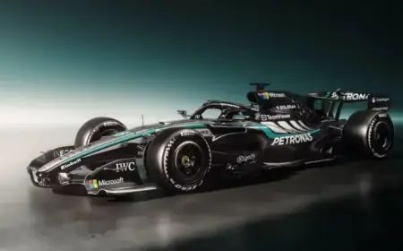 Explore Every Angle of Mercedes’ Striking 2026 Livery Design
