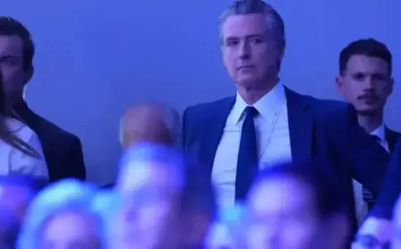 Newsom Holds Trump Responsible for Skipping Davos Event