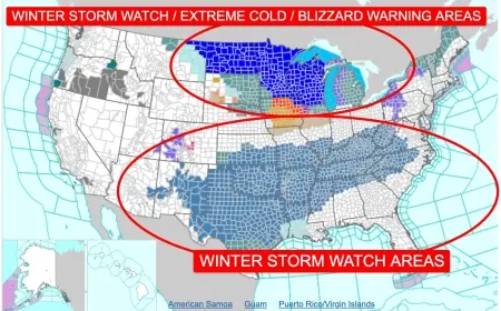 Winter Storm Warning Risk Rises as a Major System Brings Snow, Ice, and Dangerous Travel Into the Weekend