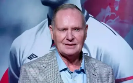 England Legend Paul Gascoigne Hospitalized with Six Broken Ribs after Fall