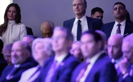 Newsom Accuses Trump Administration of Authoritarianism at Davos Forum