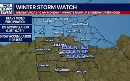 Gov. Kemp Declares State of Emergency in Georgia as Storm Approaches