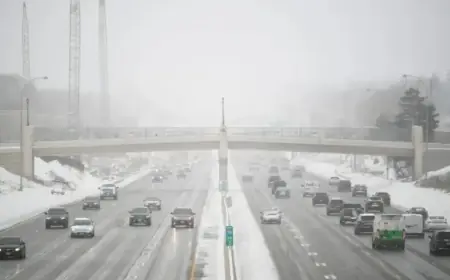 Winter Storm to Bring Snow, Ice, and Freezing Rain from Texas to Boston