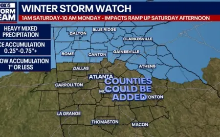 North Georgia Braces for Devastating Ice and Power Outages