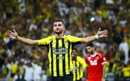 Aouar Leads Al-Ittihad’s Lineup for Al-Qadsiah Encounter