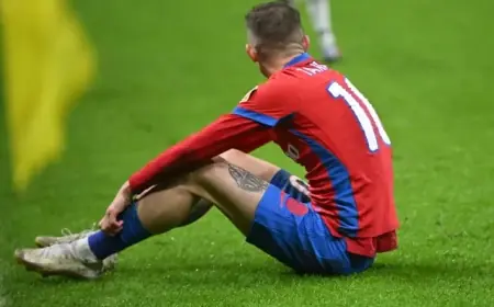 FCSB’s Florin Tănase Faces Setback; Becali Reveals Lineup Against Dinamo Zagreb