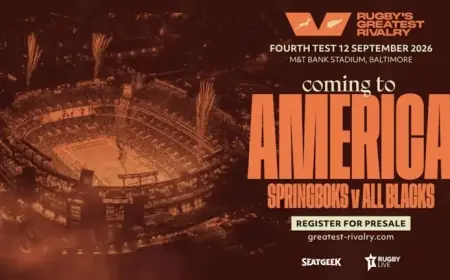 Epic Rugby Showdown: Iconic Rivalry Set for M&T Bank Stadium