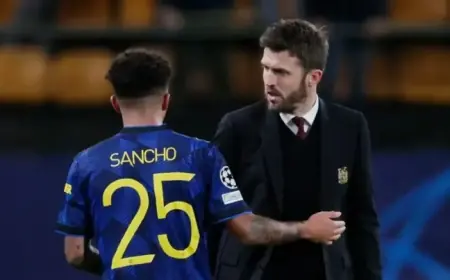 Jadon Sancho Reveals Insights on Michael Carrick in Recent Discussion
