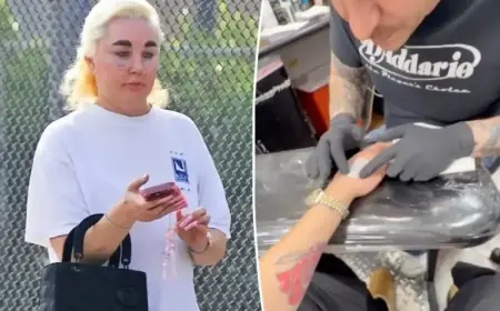 Amanda Bynes Reveals New Tattoo After 30-Pound Ozempic Weight Loss