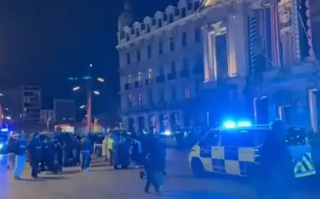 Knife Attack at European Protest Leaves 6 Injured in ‘Pure Chaos’