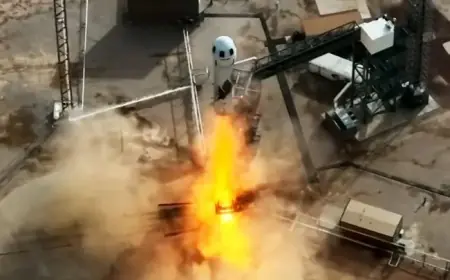 Blue Origin Sends Six Tourists to Space After Last-Minute Crew Change (Video)