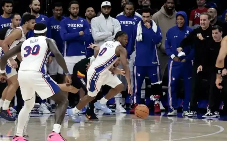 Sixers Struggle: Weak Three-Point Defense and Maxey’s Inefficiency in Suns Loss