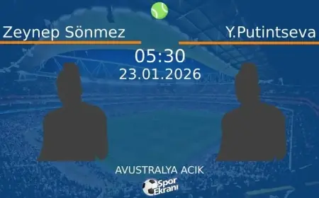 Where to Watch Zeynep Sönmez vs. Y. Putintseva Match on Jan 23, 2026?