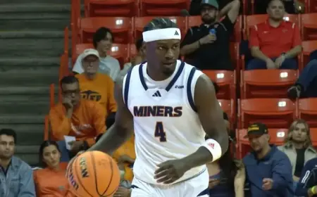 UTEP Basketball Prepares for Pivotal Four-Game Homestand