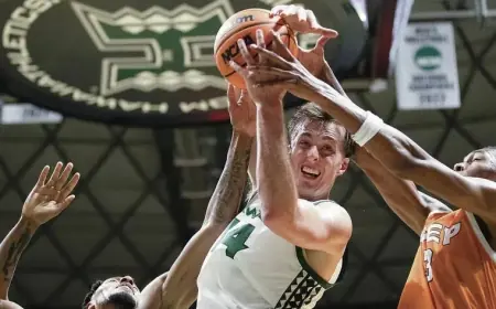 UH Men’s Basketball Aims to Enhance Rebounding Against CS Bakersfield