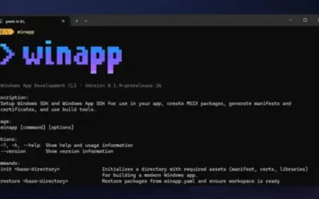 Microsoft Launches Command Line Tool for Windows App Developers