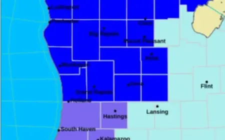 Michigan Expands Extreme Cold Warning Area