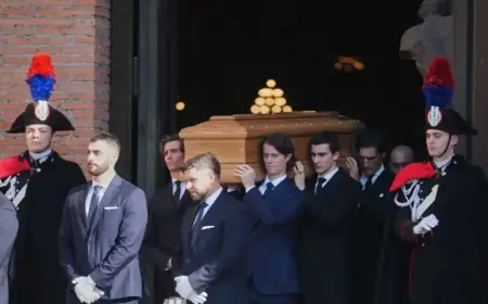 Rome Hosts Funeral for Fashion Legend Valentino