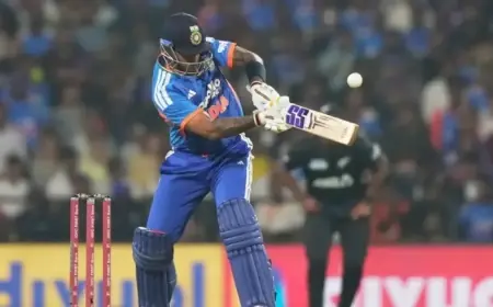 India vs New Zealand 2nd T20I Live: Suryakumar Yadav Ends Fifty Drought