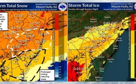 N.J. Braces for 12-18 Inches of Snow and Ice This Weekend: Forecast