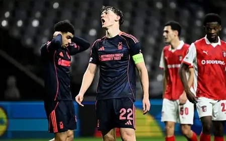 Braga vs Nottm Forest: One-Minute Collapse Leaves Forest’s Europa League Route on a Knife Edge
