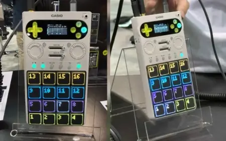 Casio Unveils SXC1 Portable Standalone Sampler at NAMM 2026 with New Demo