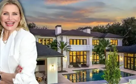 Cameron Diaz Explores Miami Mansions, Visits NBA Star’s Property