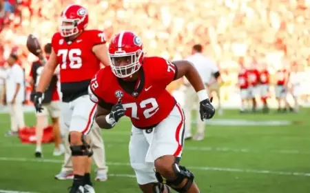Georgia OL Jamal Meriweather Reveals New Transfer Destination