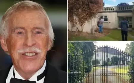 Inside Bruce Forsyth’s Abandoned Mansion: Revealing Photos of Strictly Star’s Final Days