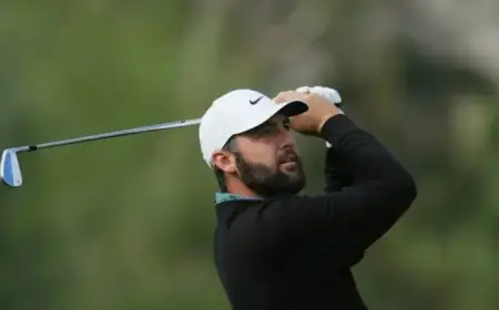 Scottie Scheffler Opens New Year with 63 at The American Express