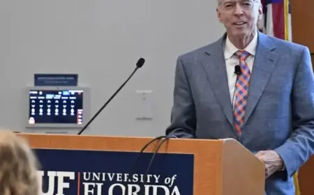 UF Interim President Landry Promotes Accessibility Amid Faculty’s Call for Broader Vision