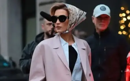 Bella Hadid Channels Hitchcock Heroine Style With Her Scarf
