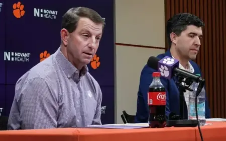 Clemson’s Dabo Swinney Accuses Ole Miss of Tampering with Transfer Luke Ferrelli