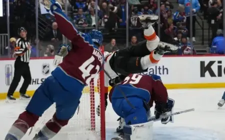 Tippett’s Hat Trick Leads Flyers to 7-3 Triumph Over NHL-Leading Avs