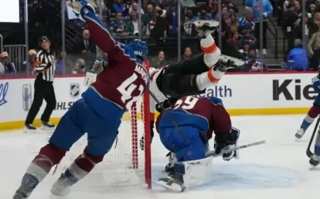 Tippett’s Second Hat Trick Powers Flyers Over NHL-Leading Avalanche 7-3